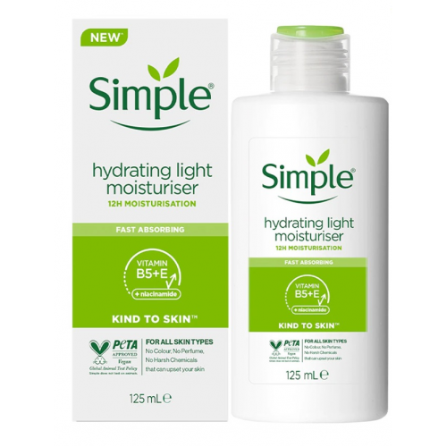 SIMPLE KIND TO SKIN HYDRATING LIGHT MOISTURIZER 125ML RSP RM26 10